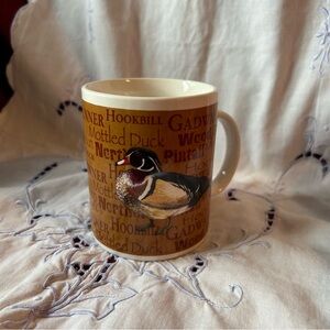 Field & Stream Duck Mug with Text Design Duck named